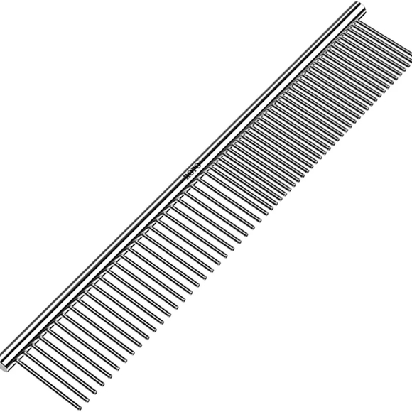 Stainless Steel Cat Comb Removing Tangles and Knots for Long/Short Haired Pets - Picture 1 of 6